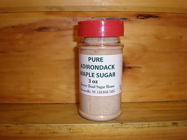 Jar of pure Adirondack maple sugar
